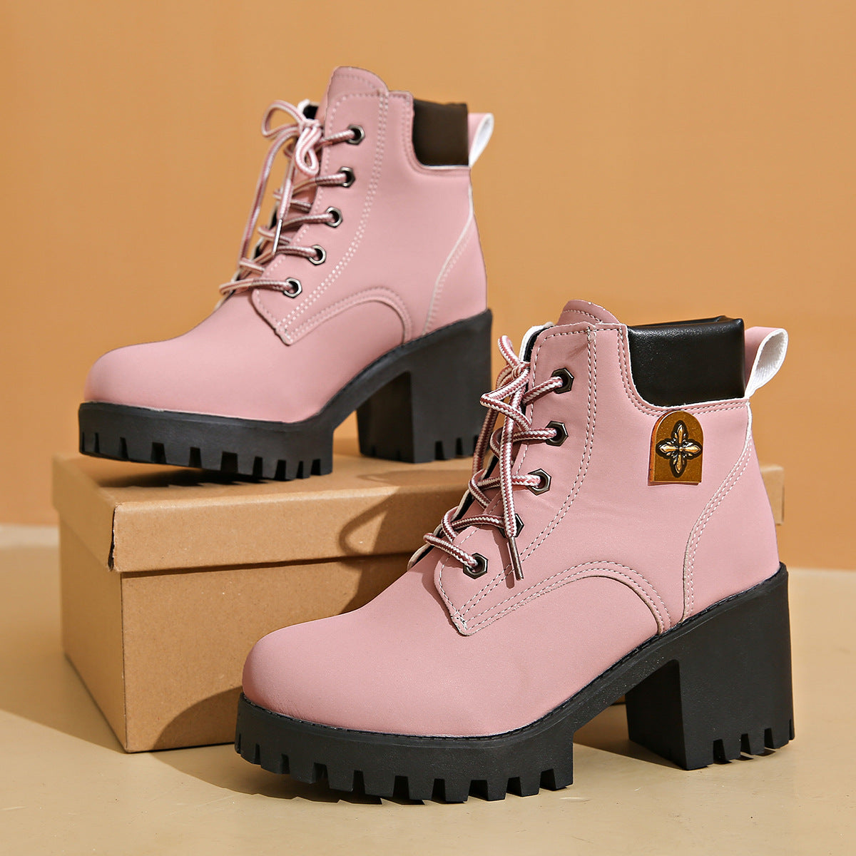 Aurora Lace-Up Boots