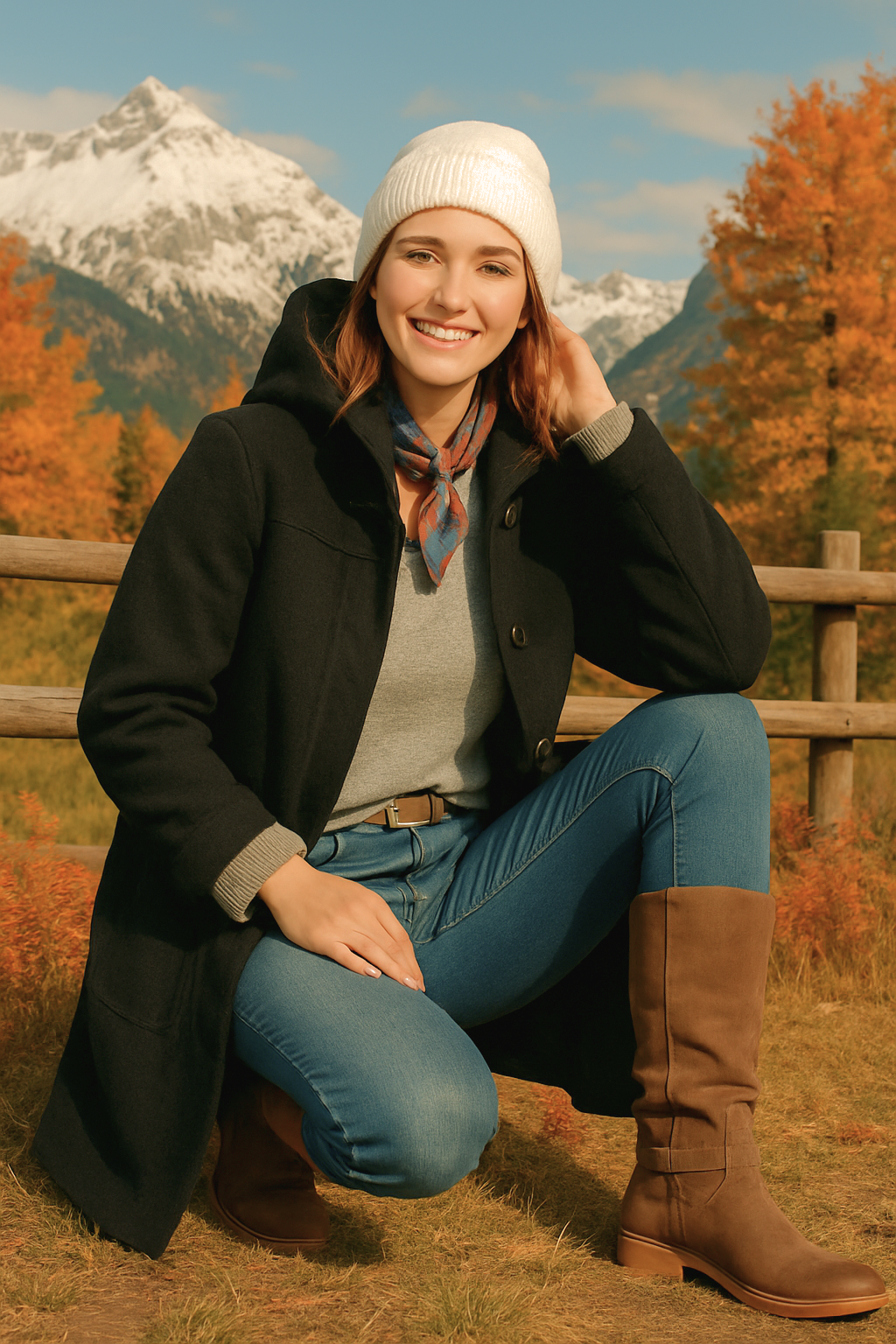 Lina – Elegante wollen jas