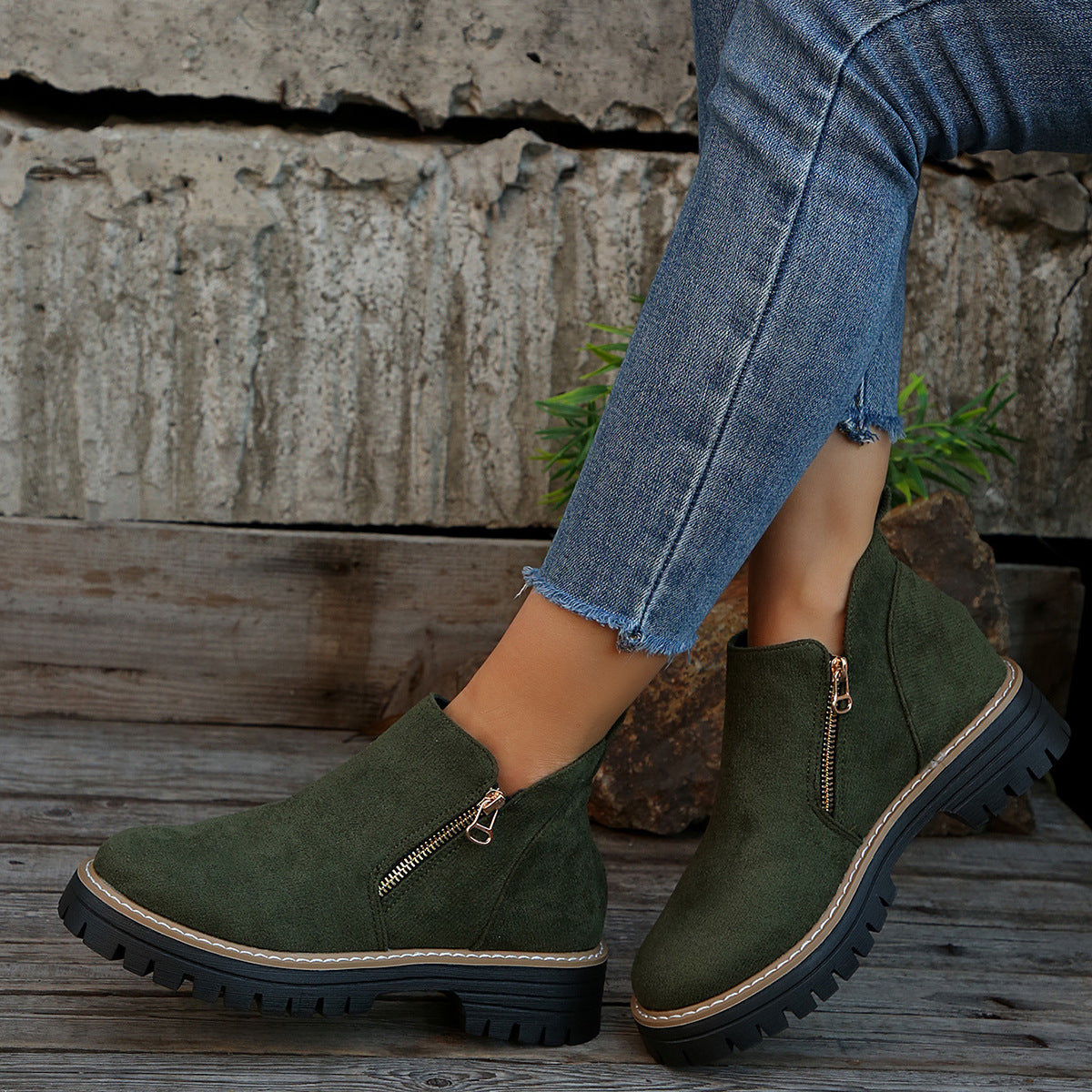 Elena Zip Boots