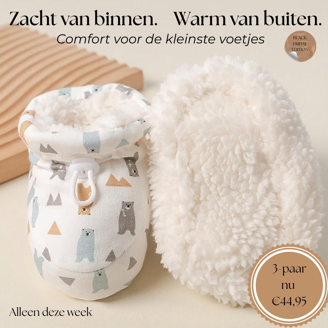 BabySherpa Walkers – Warme First-Steps Schoentjes