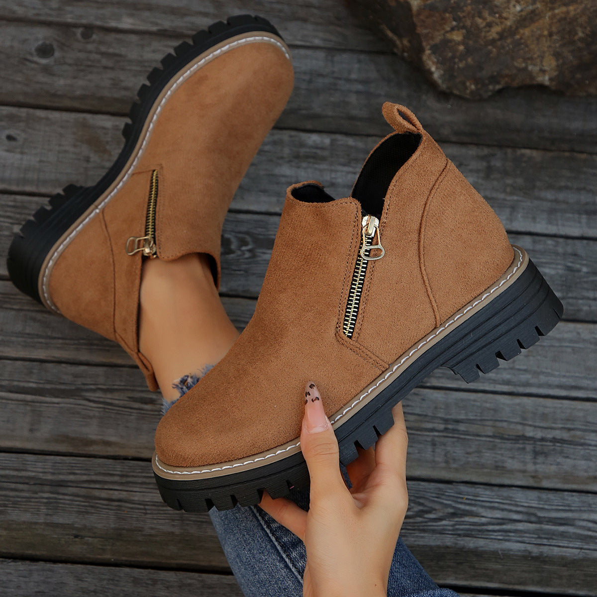 Elena Zip Boots