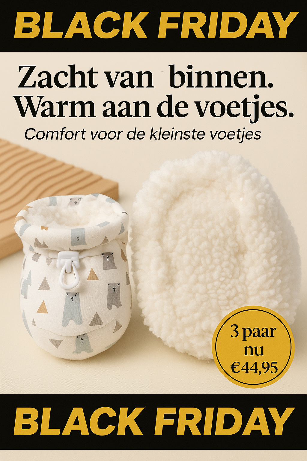 BabySherpa Walkers – Warme First-Steps Schoentjes